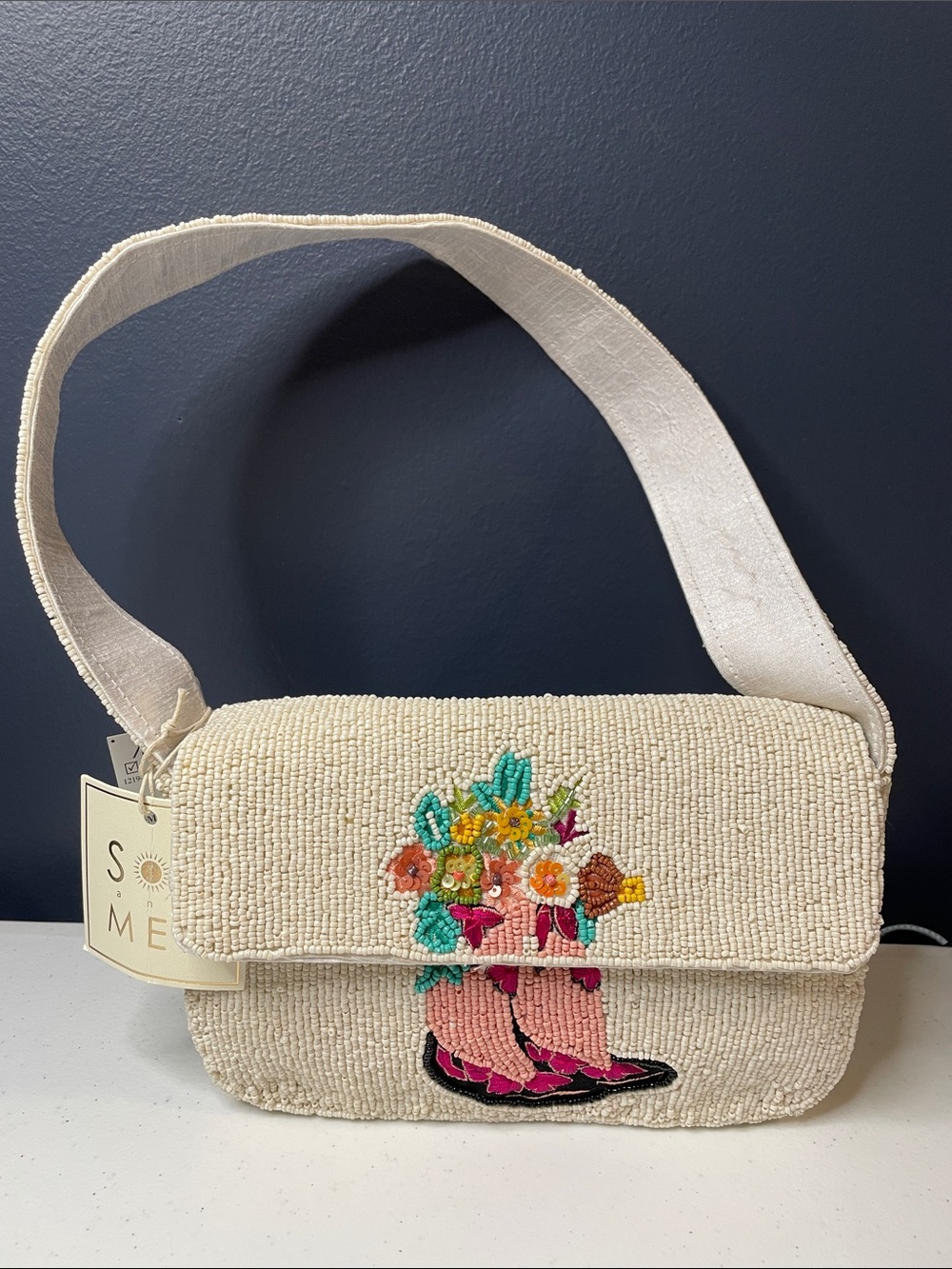 Sol and Mer Western Beaded Shoulder Bag